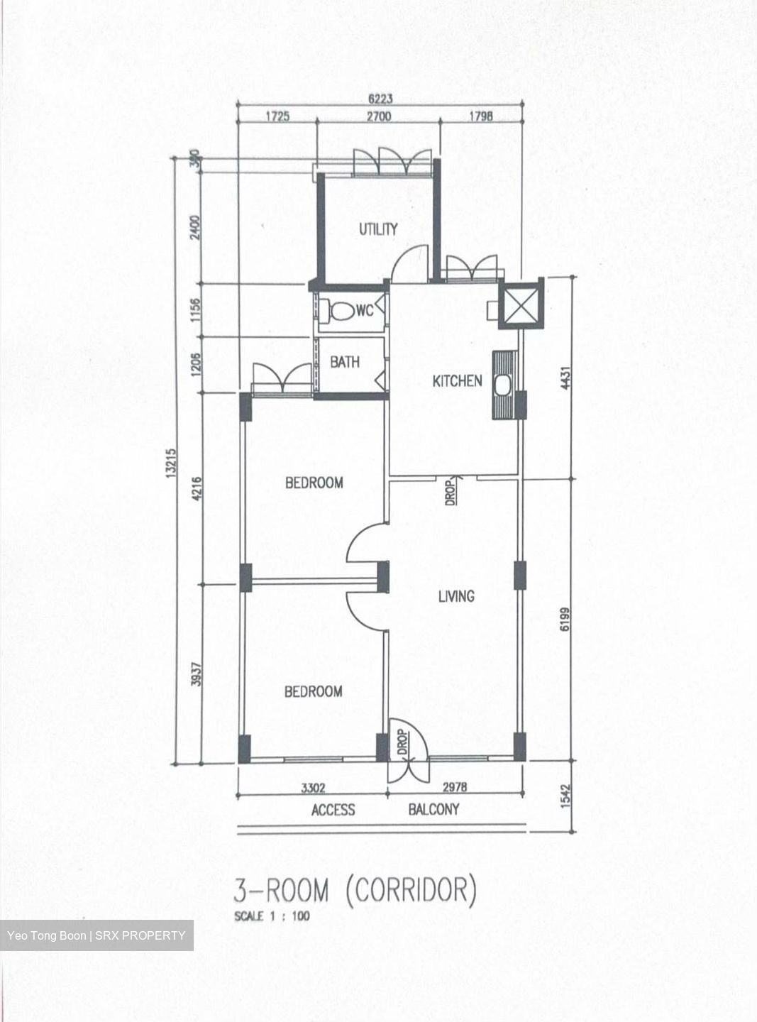 Blk 22 Bukit Ho Swee Court (Bukit Merah), HDB 3 Rooms #547761191